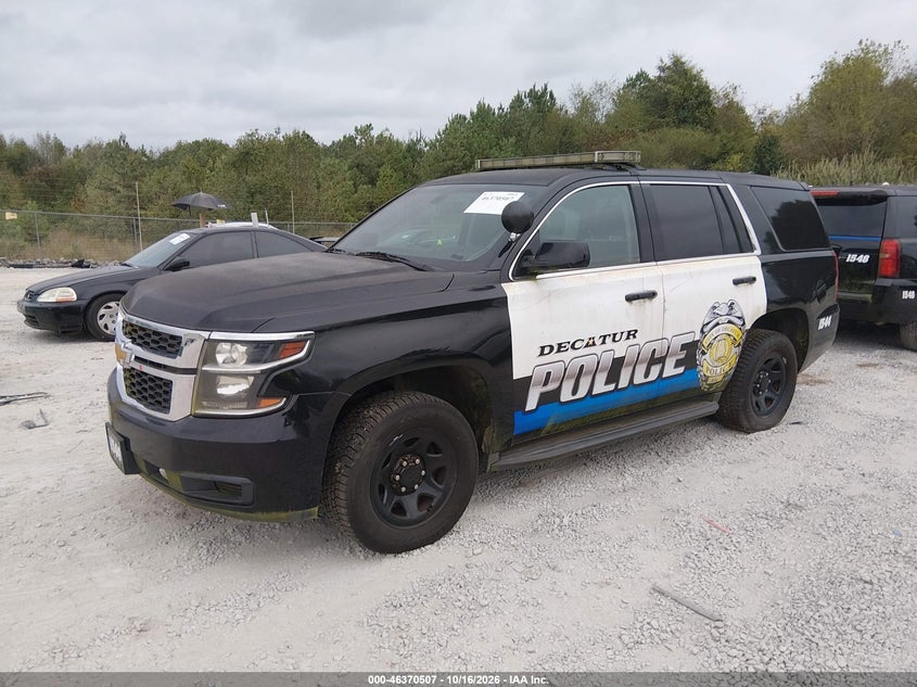 Vin: 1gnlcdecxhr267837, lot: 46870840, chevrolet tahoe commercial fleet 20172