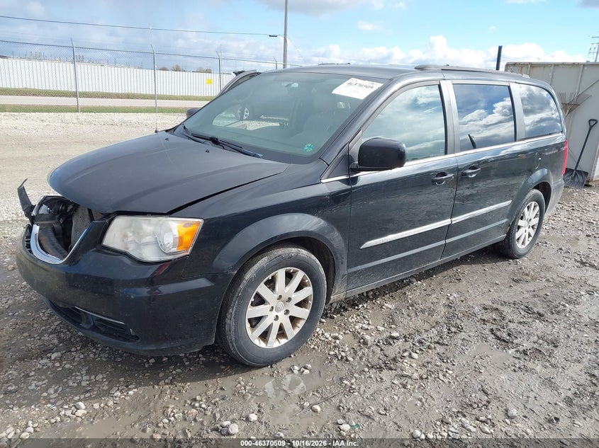Vin: 2c4rc1bg5dr560249, lot: 46870842, chrysler town & country touring 20132