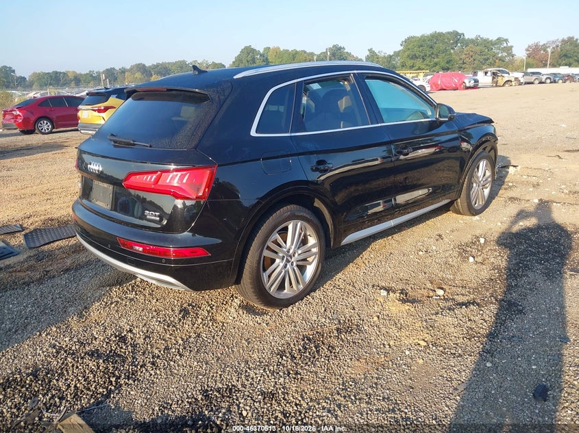 Vin: wa1bnafy7j2198279, lot: 46870846, audi q5 2.0t premium/2.0t tech premium 20184
