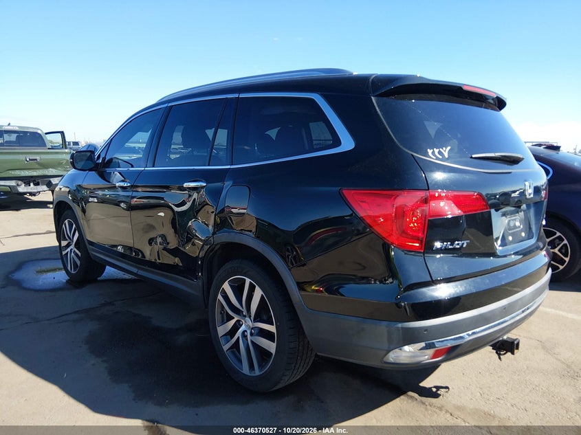 Vin: 5fnyf6h09hb017501, lot: 46870861, honda pilot elite 20173