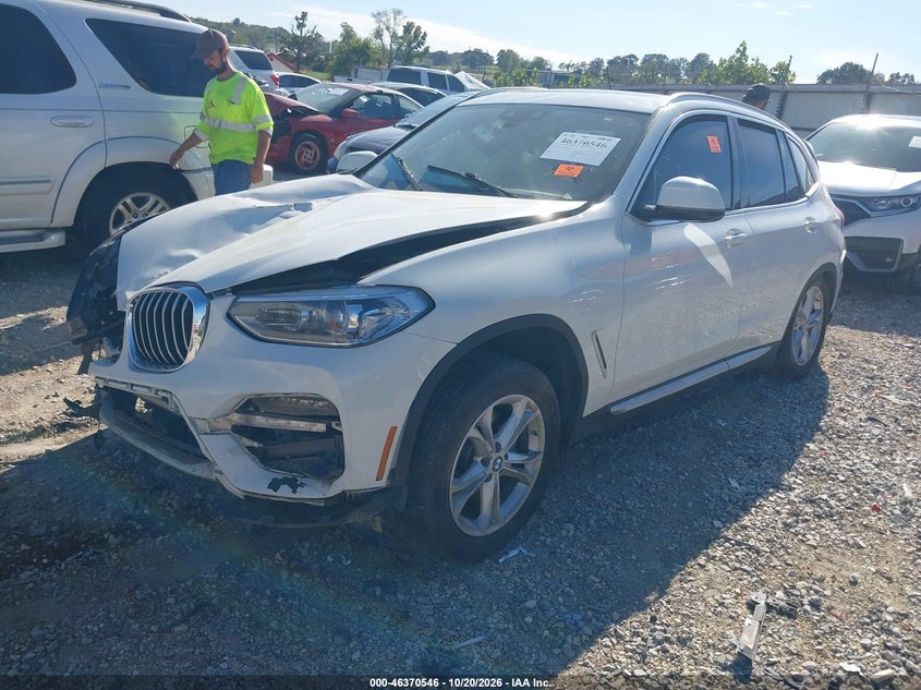 Vin: 5uxty5c07l9b04162, lot: 46870879, bmw x3 xdrive30i 20202