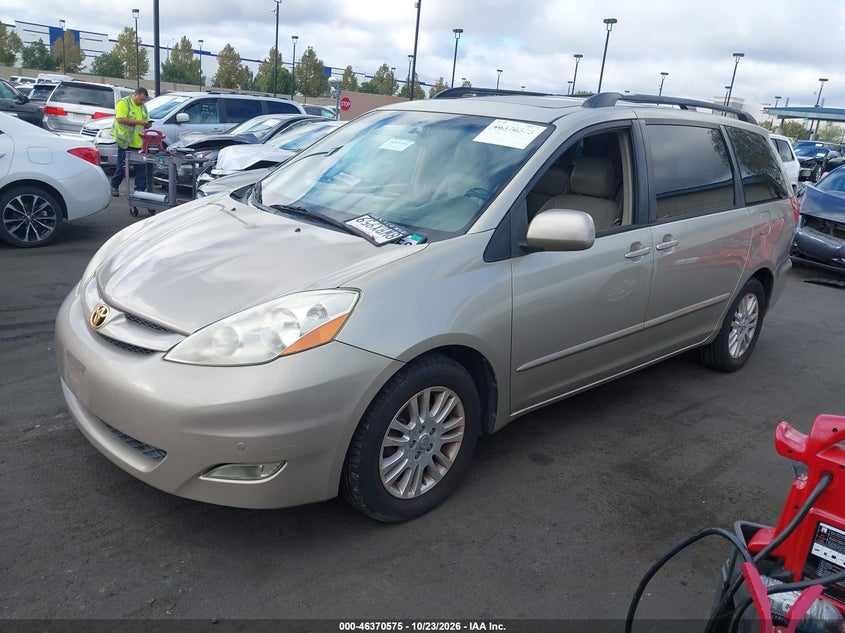 Vin: 5tdyk4cc8as303911, lot: 46870908, toyota sienna xle 20102
