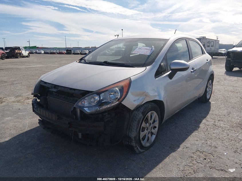 Vin: knadm5a33d6214296, lot: 46870942, kia rio lx 20132