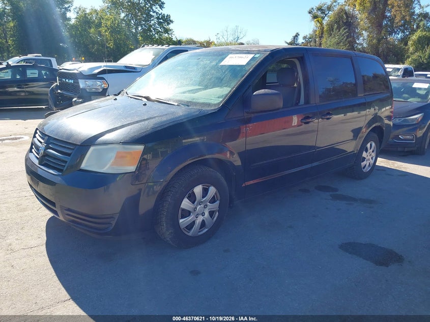 2009 Dodge Grand Caravan Se, Left & Right Side, IAAI, VIN 2D8HN44E89R658798 — photo 2