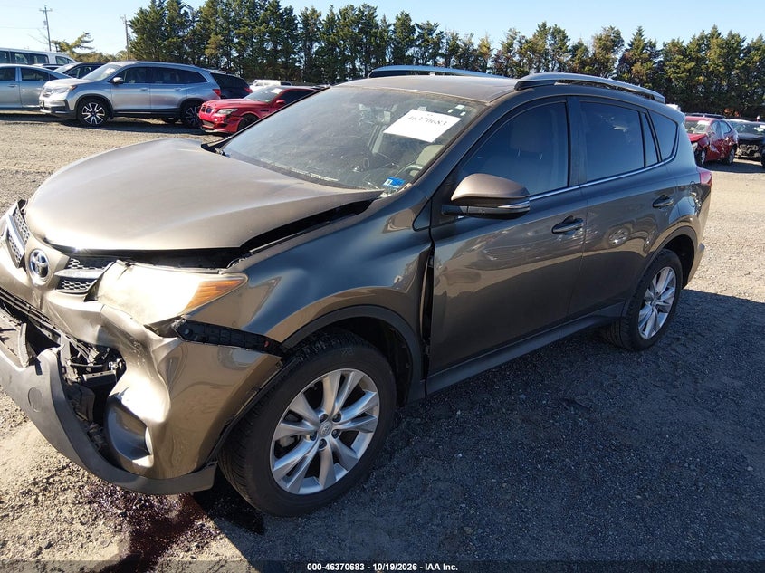 2014 Toyota Rav4 Limited, Удар спереди, IAAI, VIN JTMDFREV0ED080019 — фото 2
