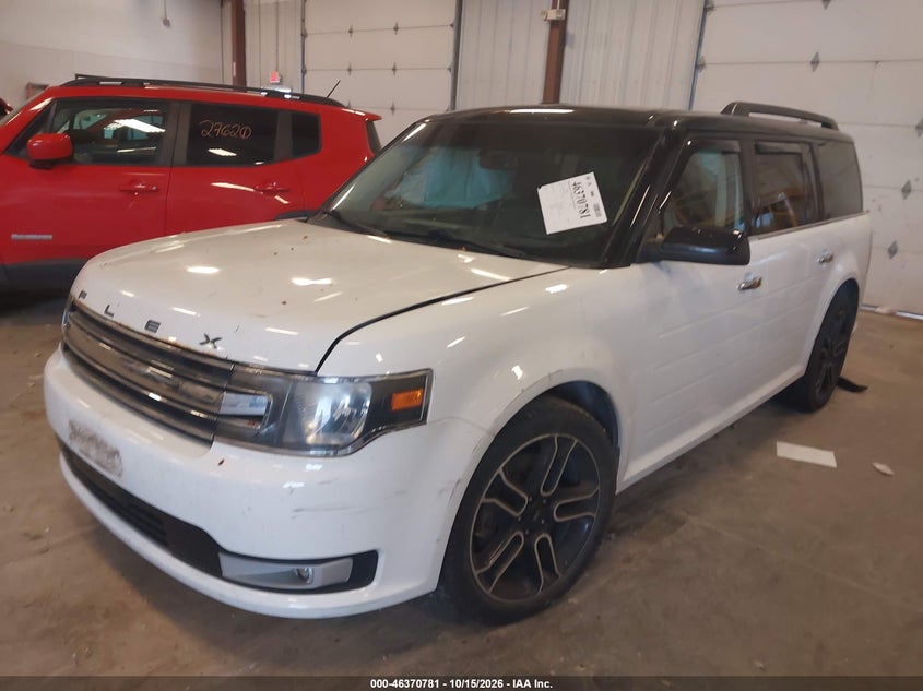 Vin: 2fmhk6c82fba04958, lot: 46871114, ford flex sel 20152