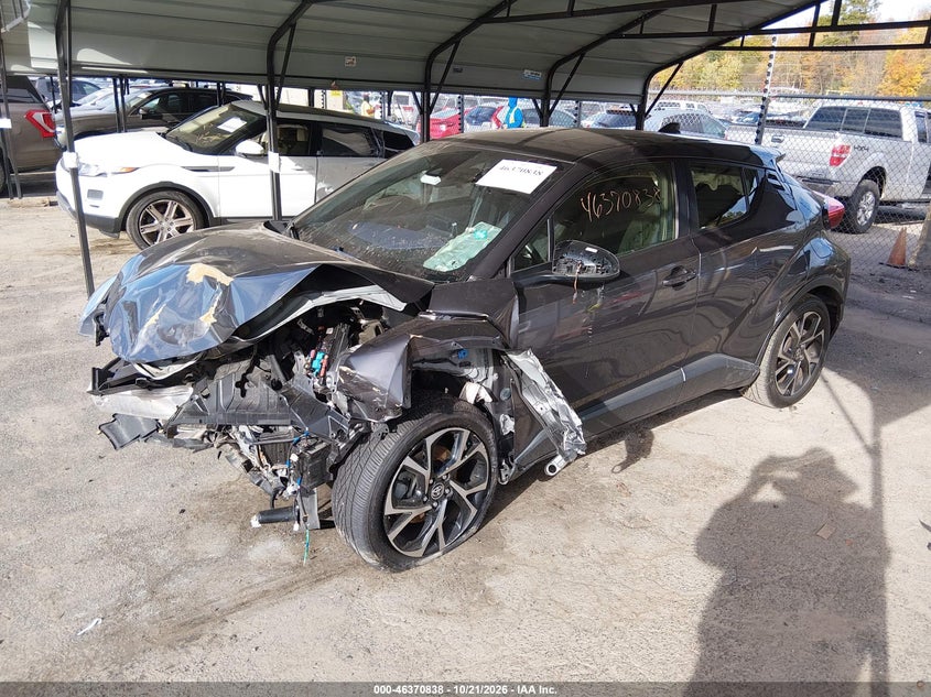 Vin: jtnkhmbx3m1113942, lot: 46871171, toyota c-hr xle 20212