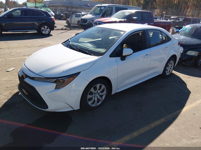 Vin: jtdepmae1mj169012, lot: 46871283, toyota corolla le 20212