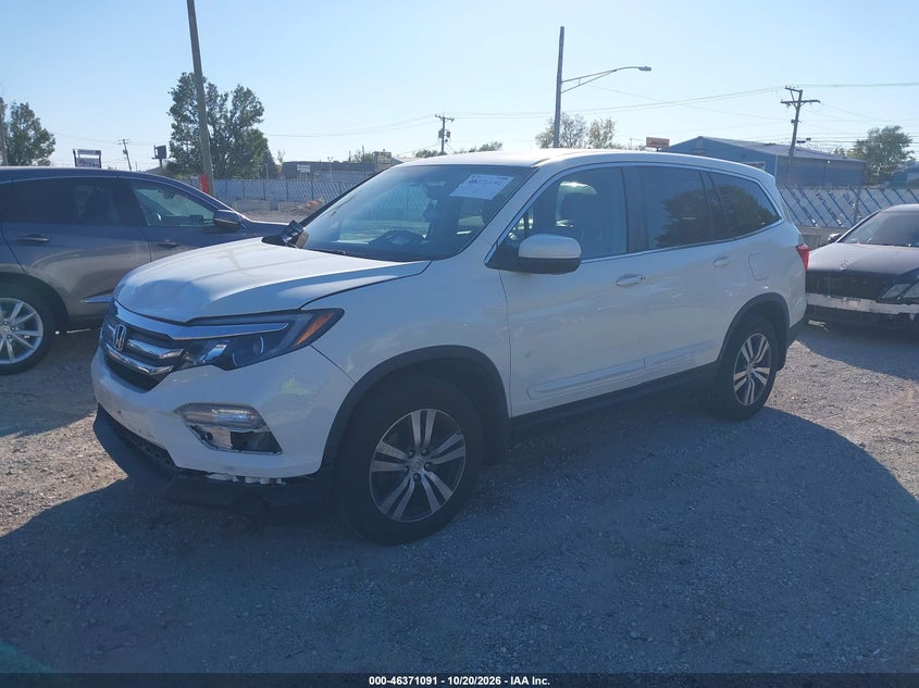 Vin: 5fnyf6h73gb109750, lot: 46871424, honda pilot ex-l 20162