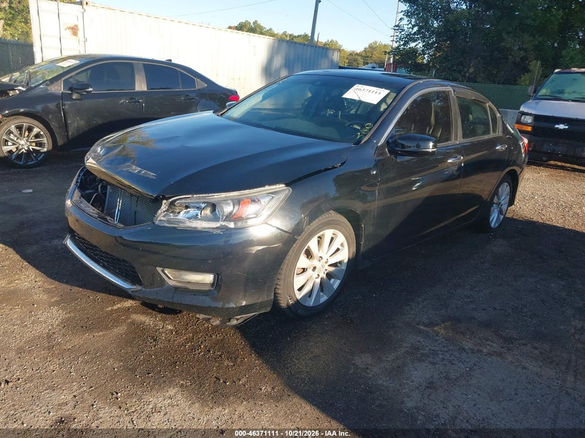 Vin: 1hgcr2f86ea160222, lot: 46871445, honda accord ex-l 20142