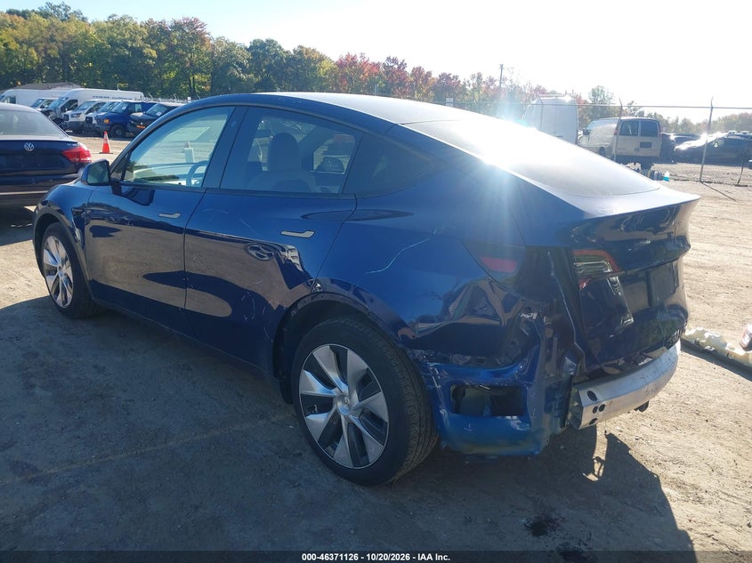 Vin: 7saygdee3nf440025, lot: 46871459, tesla model y long range dual motor all-wheel drive 20223