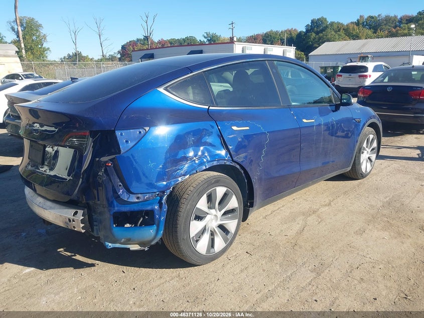 Vin: 7saygdee3nf440025, lot: 46871459, tesla model y long range dual motor all-wheel drive 20224