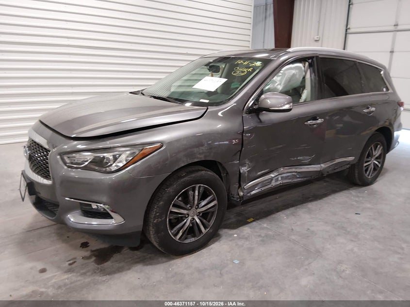 Vin: 5n1dl0mmxhc505359, lot: 46871490, infiniti qx60 20172