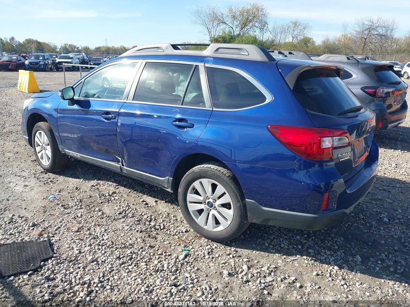 Vin: 4s4bsafc1f3229638, lot: 46871496, subaru outback 2.5i premium 20153