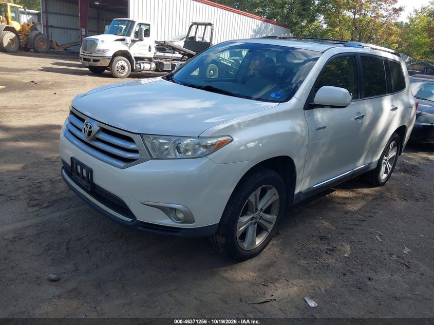 Vin: 5tddk3eh7cs173639, lot: 46871589, toyota highlander limited v6 20122