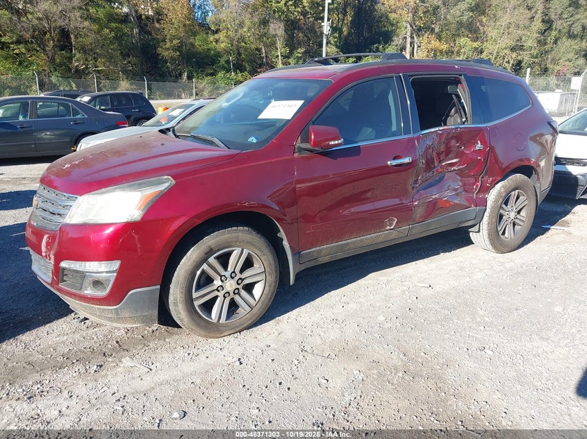 2016 Chevrolet Traverse 2Lt, Left Side, IAAI, VIN 1GNKRHKD7GJ270268 — photo 2