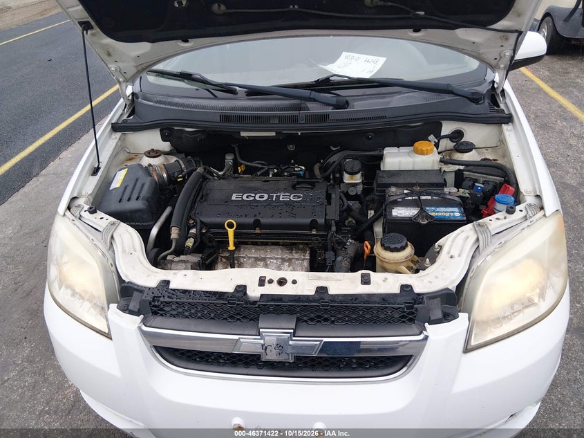 CHEVROLET AVEO 2011 VIN KL1TD5DE0BB250969