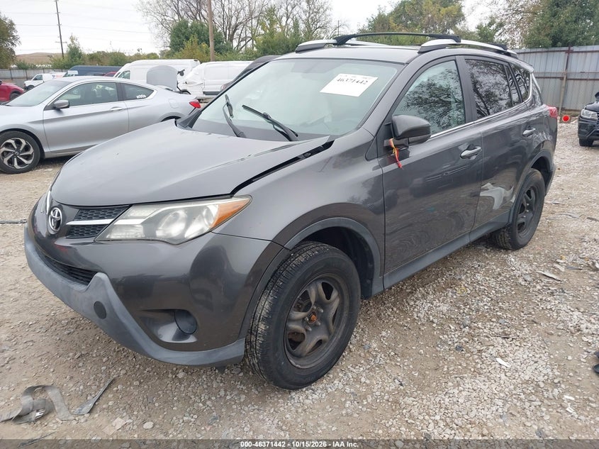 2015 Toyota Rav4 Le, Правый бок, IAAI, VIN 2T3ZFREV7FW138265 — фото 2