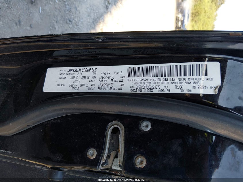 2014 RAM 2500 TRADESMAN · Фото 9