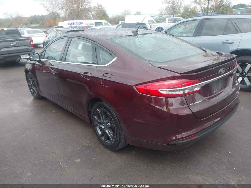 Vin: 3fa6p0hd1jr217254, lot: 46871924, ford fusion se 20183