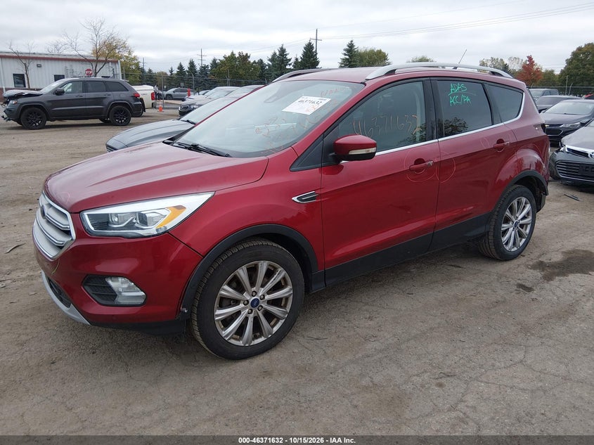 Vin: 1fmcu0j93juc69632, lot: 46871965, ford escape titanium 20182