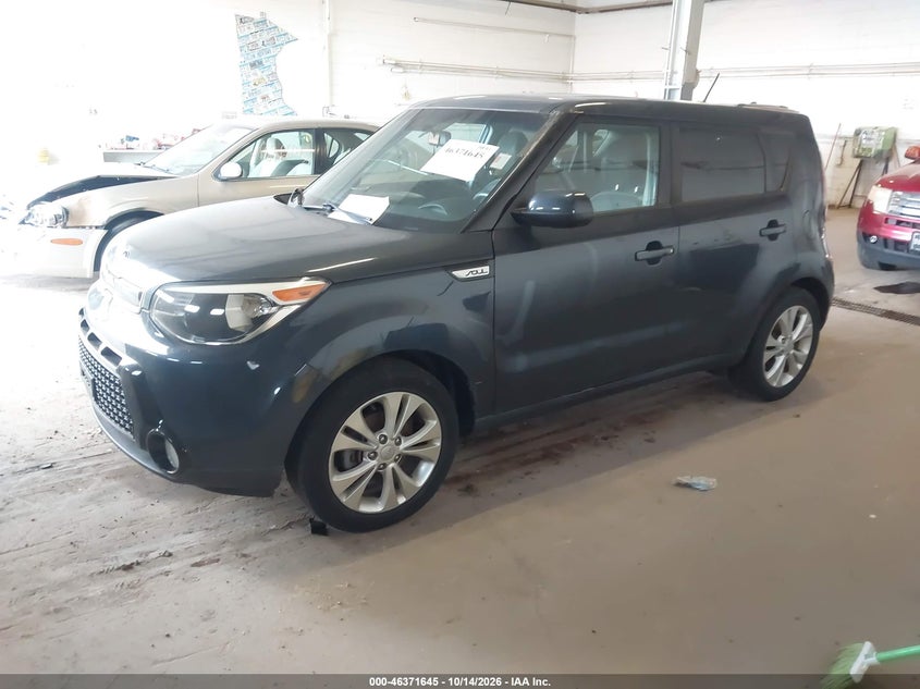 Vin: kndjp3a55g7278762, lot: 46871978, kia soul + 20162