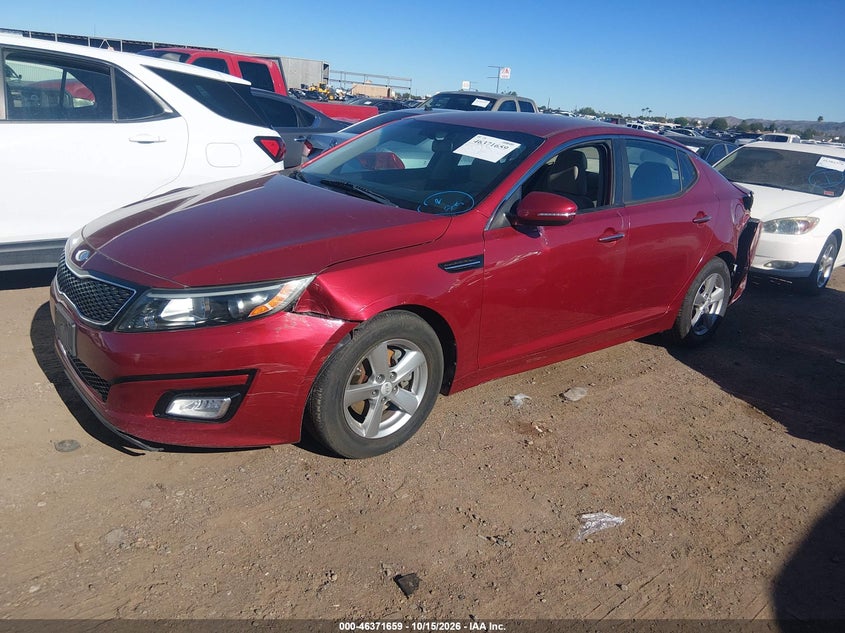 Vin: 5xxgm4a77eg312683, lot: 46871992, kia optima lx 20142