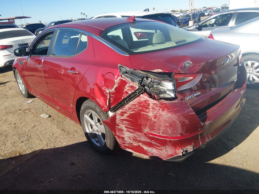 Vin: 5xxgm4a77eg312683, lot: 46871992, kia optima lx 20143