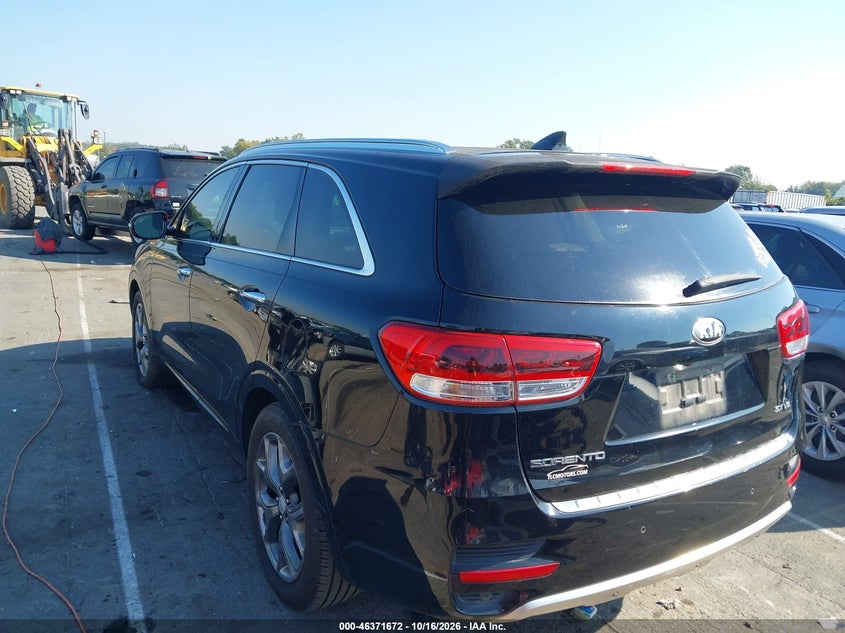 Vin: 5xypk4a59gg031990, lot: 46872005, kia sorento 3.3l sx 20163