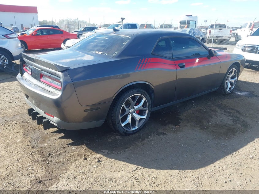 Vin: 2c3cdzbg6fh701134, lot: 46872007, dodge challenger sxt plus 20154