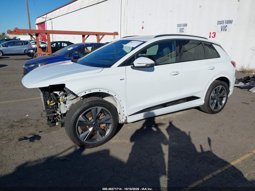Vin: wa1l2bfz9rp026796, lot: 46872047, audi q4 e-tron premium plus 50 quattro 20242
