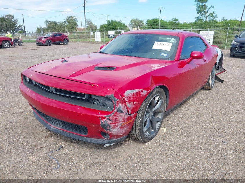 Vin: 2c3cdzag2gh177869, lot: 46872050, dodge challenger sxt plus 20162