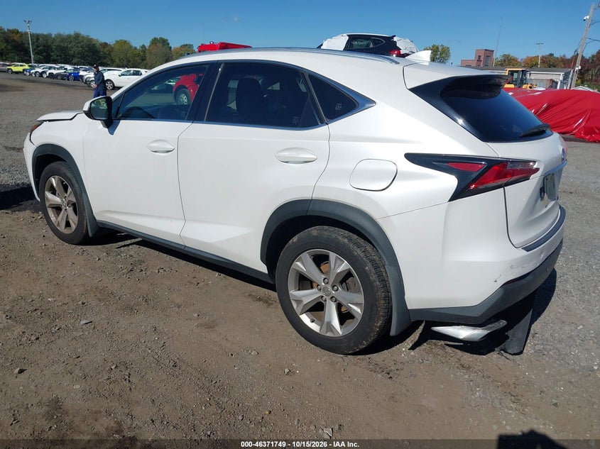 Vin: jtjbarbz2h2121390, lot: 46872082, lexus nx 200t 20173