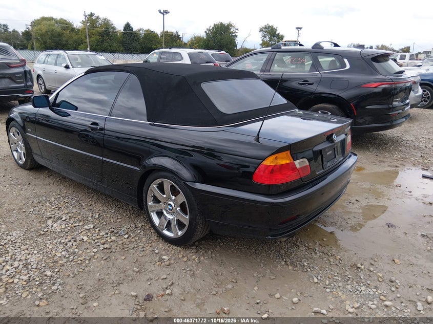 BMW 323CI 2000 VIN WBABR3349YEA83229