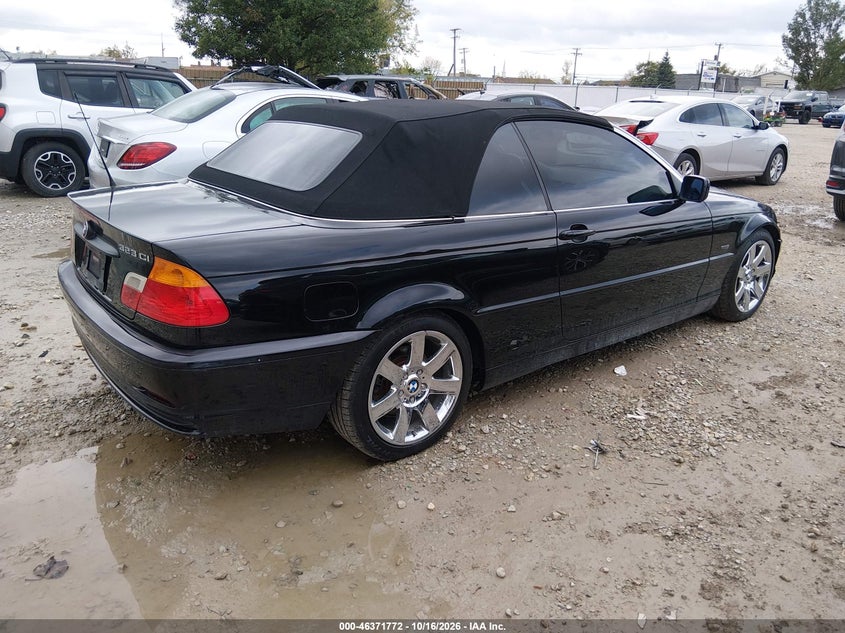 BMW 323CI 2000 VIN WBABR3349YEA83229