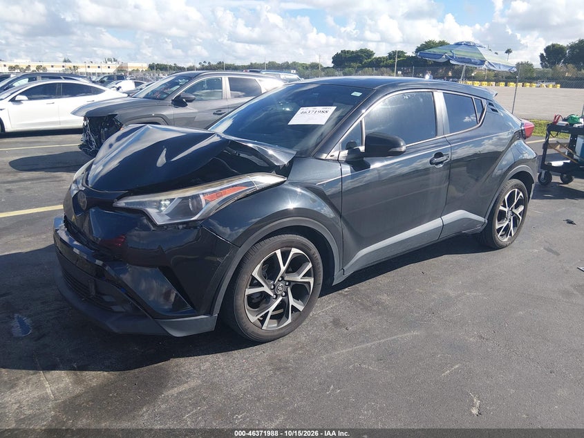 2018 Toyota C-Hr Xle, Удар спереди, IAAI, VIN NMTKHMBX2JR013686 — фото 2