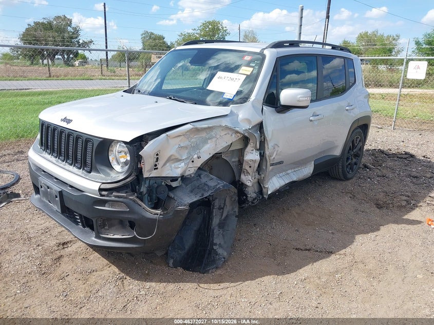 2017 Jeep Renegade Altitude Fwd, Левый бок, IAAI, VIN ZACCJABB6HPG11154 — фото 2