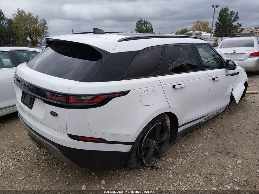 Vin: salyb2rx1ja725796, lot: 46872364, land rover range rover velar p250 s 20184