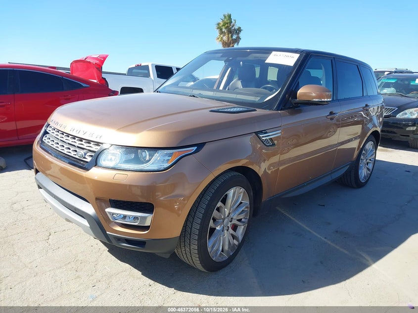 Vin: salwr2ef5ga102187, lot: 46872389, land rover range rover sport 5.0l v8 supercharged/5.0l v8 supercharged dynamic 20162