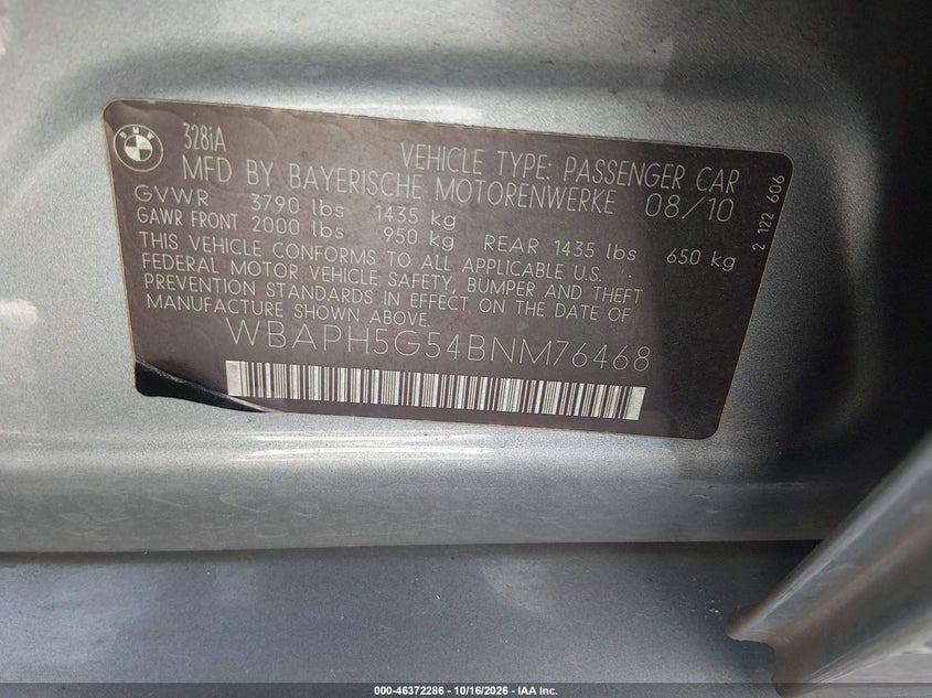 2011 BMW 328I · Фото 9