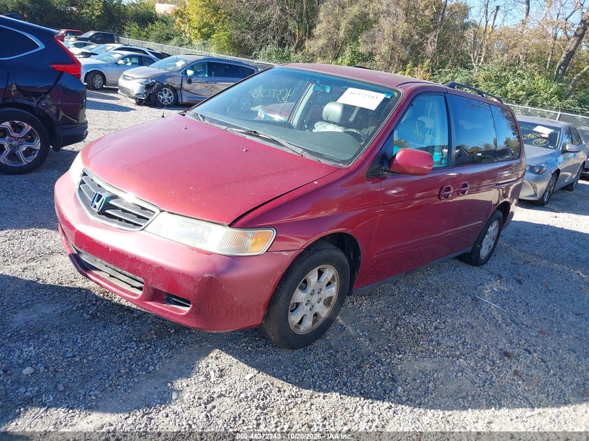 2003 Honda Odyssey Ex-L, Normal Wear & Tear, IAAI, VIN 5FNRL18043B136808 — photo 2