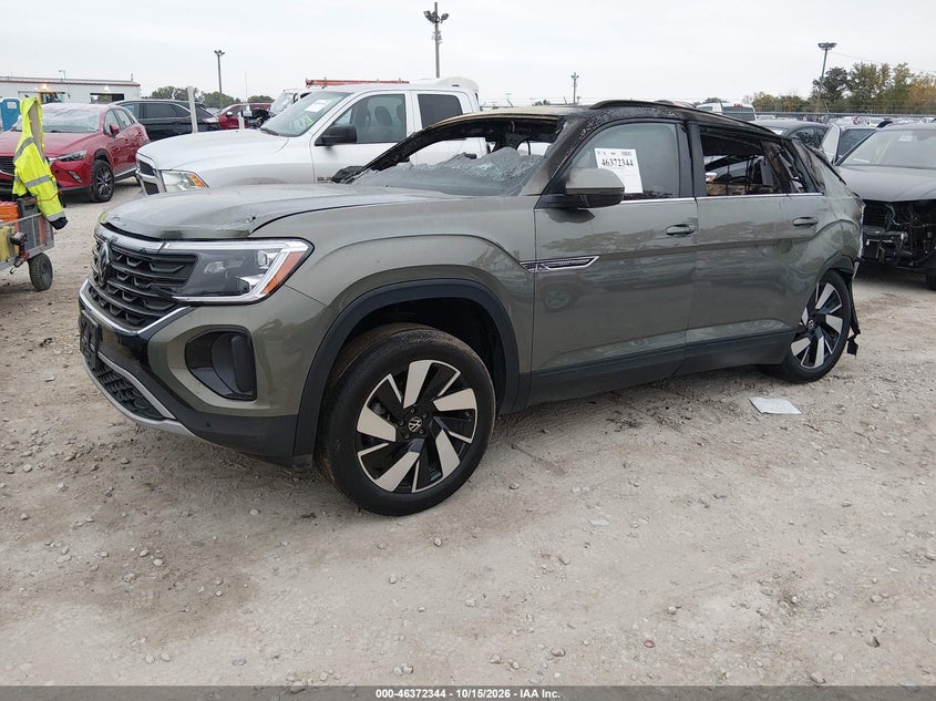 Vin: 1v2je2ca3sc227401, lot: 46872677, volkswagen atlas cross sport se 20252