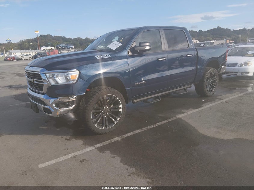 2019 Ram 1500 Big Horn/Lone Star 4X4 5'7 Box, Left Front, IAAI, VIN 1C6SRFFT4KN660168 — photo 2
