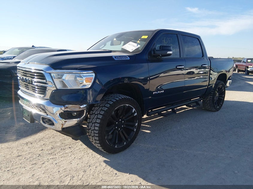 Vin: 1c6srfft4kn660168, lot: 46872786, ram 1500 big horn/lone star  4x4 5'7 box 20192