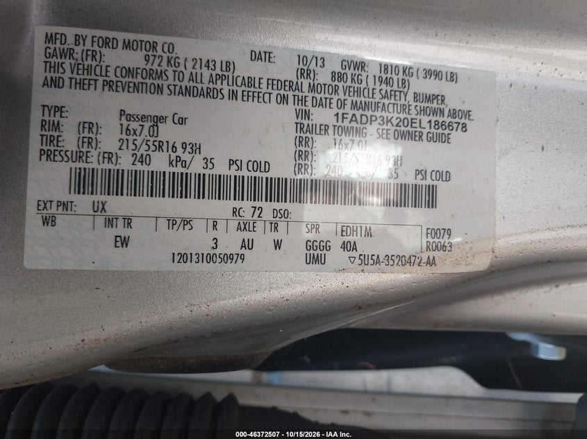 2014 FORD FOCUS SE · Фото 9