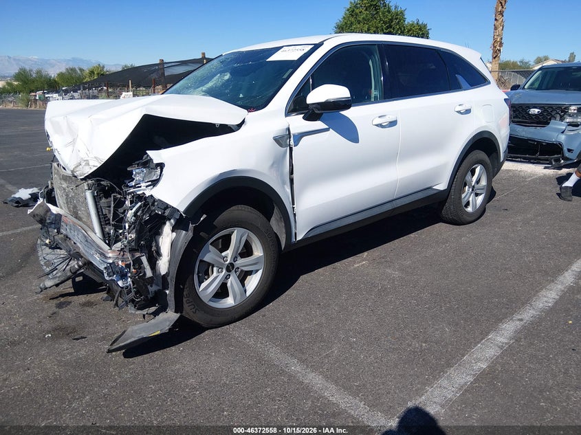 2022 Kia Sorento Lx, Front End, IAAI, VIN 5XYRGDLC8NG086305 — photo 2