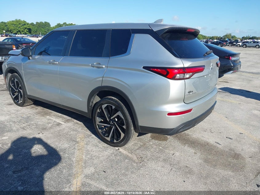 MITSUBISHI OUTLANDER 2022 VIN JA4J3TA8XNZ025776