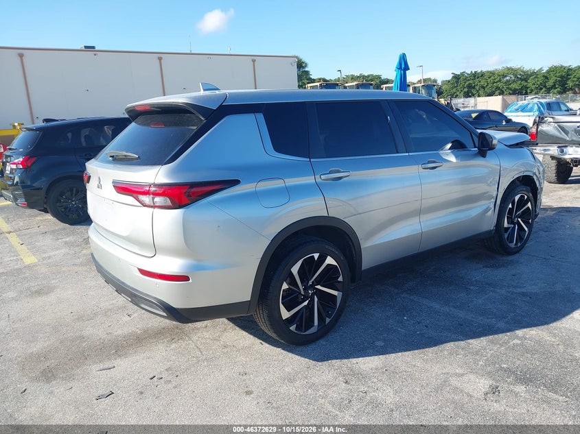 MITSUBISHI OUTLANDER 2022 VIN JA4J3TA8XNZ025776