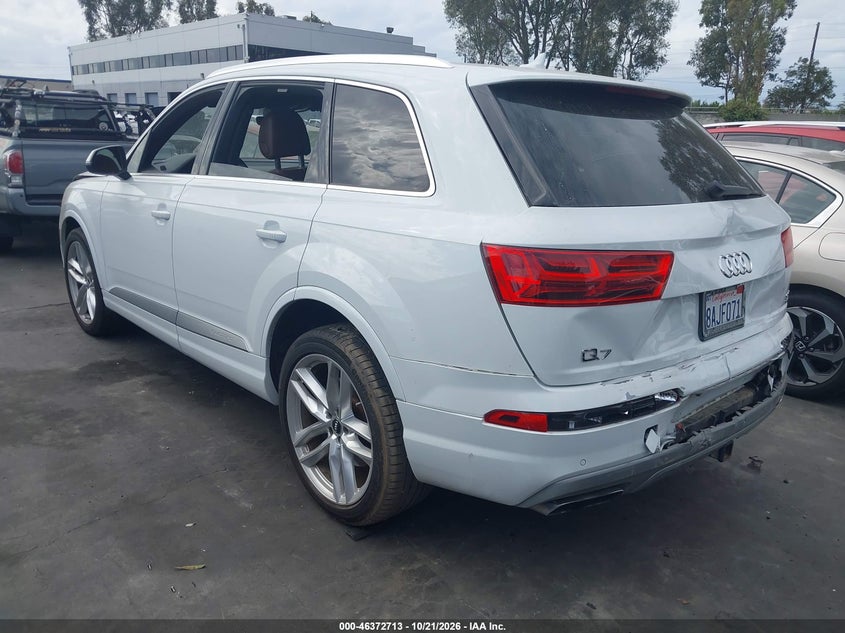 Vin: wa1vaaf79jd011192, lot: 46873046, audi q7 3.0t premium 20183