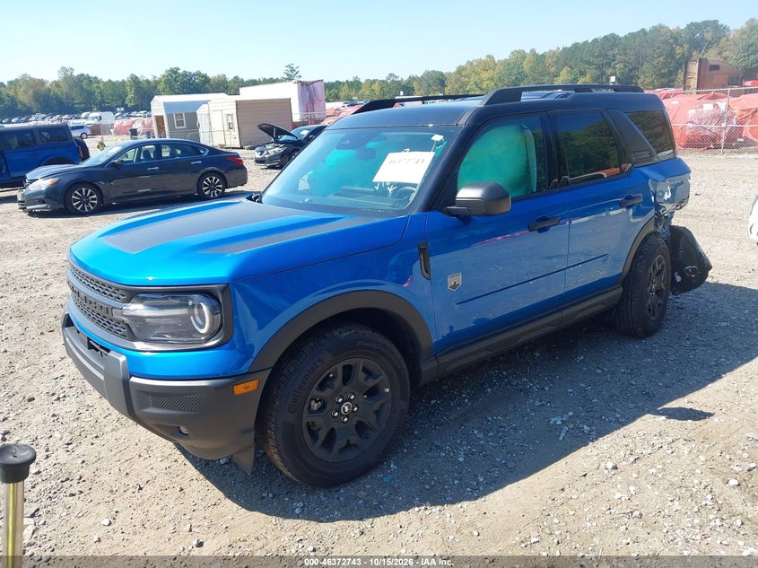 Vin: 3fmcr9bn4sre41211, lot: 46873076, ford bronco sport big bend 20252